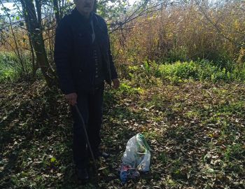 Sprzątanie Jeziora Lubiechowo 27.10.2024r.